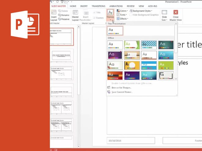 microsoft powerpoint 2016 rotate slide