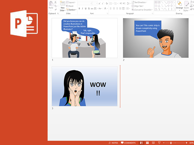 Microsoft PowerPoint 2016 Illustrating