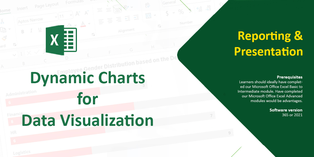 Microsoft Excel Dynamic Charts for Data Visualization